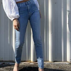 AG mari slim straight jeans stretchy